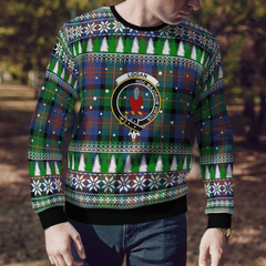 Clan Logan Ancient Crest Tartan Christmas Ugly Sweater MB67 Logan Ancient Sweater Crest Tartan Tartan Ugly Sweater