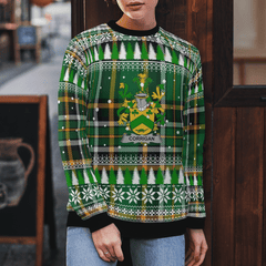 Clan Corrigan Coat Of Arms Christmas Ugly Sweater TW79 Corrigan Coat Of Arms Tartan Ugly Sweater