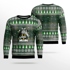 Clan Kelso Crest Tartan Christmas Ugly Sweater ON89 Kelso Crest Tartan Tartan Ugly Sweater