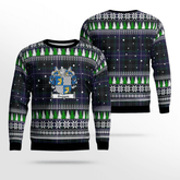 Clan Duggan Crest Tartan Christmas Ugly Sweater MI87 Duggan Crest Tartan Tartan Ugly Sweater