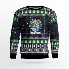 Clan Duggan Crest Tartan Christmas Ugly Sweater MI87 Duggan Crest Tartan Tartan Ugly Sweater
