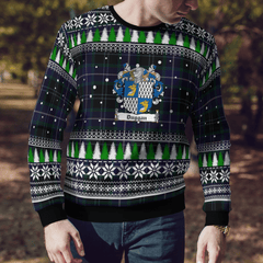 Clan Duggan Crest Tartan Christmas Ugly Sweater MI87 Duggan Crest Tartan Tartan Ugly Sweater