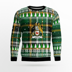 Clan McCool Coat Of Arms Christmas Ugly Sweater ZS54 McCool Coat Of Arms Tartan Ugly Sweater
