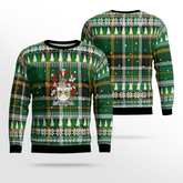 Clan Collins Coat Of Arms Christmas Ugly Sweater KV23 Collins Coat Of Arms Tartan Ugly Sweater