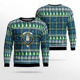 Clan Lamont Ancient Crest Tartan Christmas Ugly Sweater QJ84 Lamont Ancient Crest Tartan Tartan Ugly Sweater