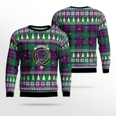 Clan MacArthur – Milton Crest Tartan Christmas Ugly Sweater ZB78 MacArthur – Milton Crest Tartan Tartan Ugly Sweater