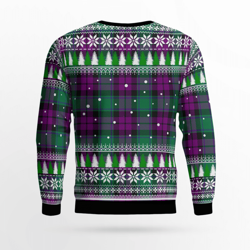 Clan MacArthur – Milton Crest Tartan Christmas Ugly Sweater ZB78 MacArthur – Milton Crest Tartan Tartan Ugly Sweater