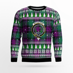 Clan MacArthur – Milton Crest Tartan Christmas Ugly Sweater ZB78 MacArthur – Milton Crest Tartan Tartan Ugly Sweater
