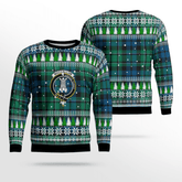 Clan MacCallum Ancient Crest Tartan Christmas Ugly Sweater QR44 MacCallum Ancient Crest Tartan Tartan Ugly Sweater