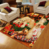 Wire Fox Terrier Dog Owner Printing Floor Mat Carpet, Proud Irish Heritage Women Rug, Irish Wheaten Terrier Rug, Gifts for Irish - D20