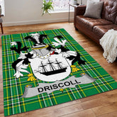 Tartan Rug, Northern Ireland Area Rug, Driscoll Or O'Driscoll Ireland Irish National Tartan Rug, Gifts for Irish - D20