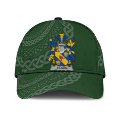 Clan Tilson Coat Of Arms - Irish Family Crest St Patrick's Day Classic CapUC95 Classic Cap - Tilson Coat Of Arms St Patrick's Day Classic Cap Irish Cap