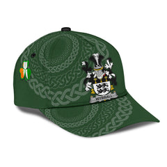 Clan Wyrrall Coat Of Arms - Irish Family Crest St Patrick's Day Classic CapPU92 Classic Cap - Wyrrall Coat Of Arms St Patrick's Day Classic Cap Irish Cap