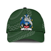 Clan Rafter Coat Of Arms - Irish Family Crest St Patrick's Day Classic CapXK52 Classic Cap - Rafter Coat Of Arms St Patrick's Day Classic Cap Irish Cap