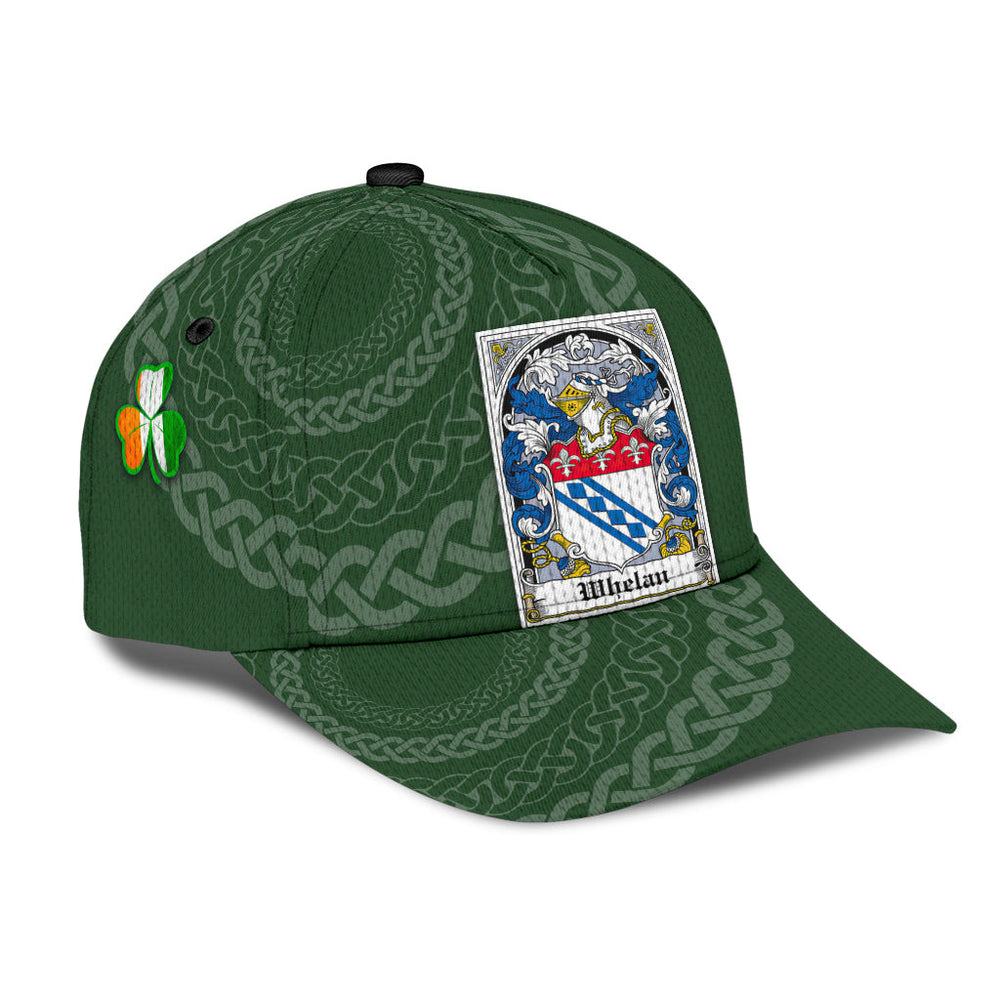 Clan Whelan Coat Of Arms - Irish Family Crest St Patrick's Day Classic CapYD90 Classic Cap - Whelan Coat Of Arms St Patrick's Day Classic Cap Irish Cap