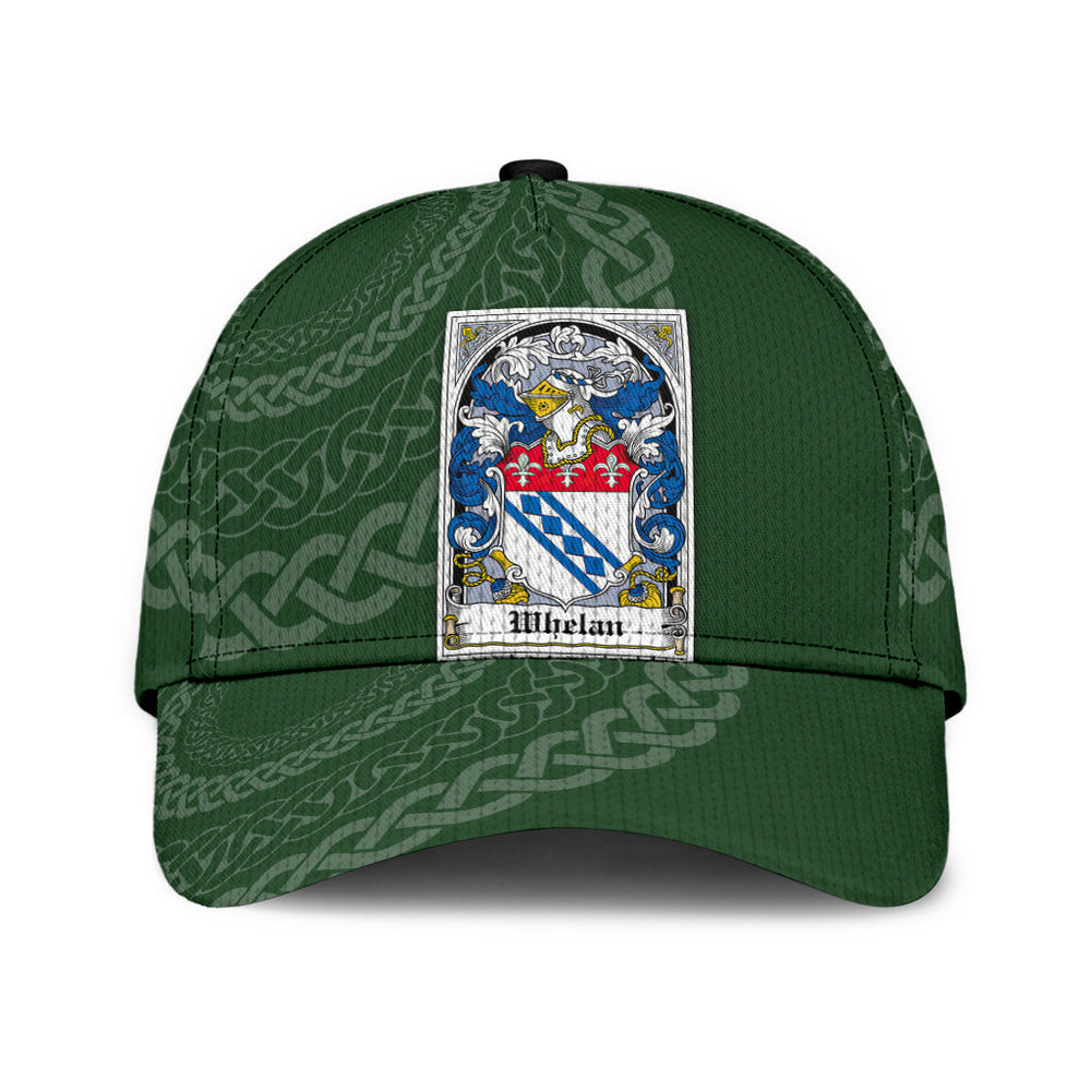 Clan Whelan Coat Of Arms - Irish Family Crest St Patrick's Day Classic CapYD90 Classic Cap - Whelan Coat Of Arms St Patrick's Day Classic Cap Irish Cap