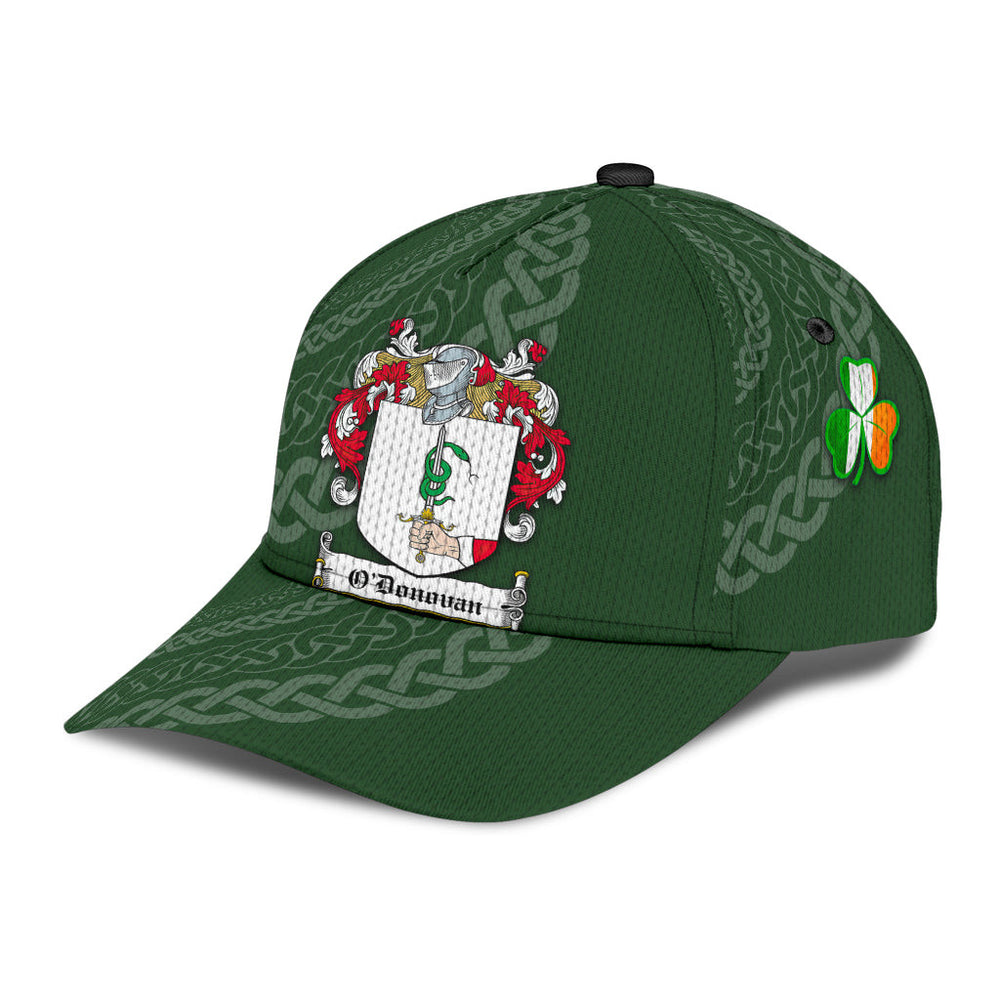 Clan Odonovan Coat Of Arms - Irish Family Crest St Patrick's Day Classic CapLT11 Classic Cap - Odonovan Coat Of Arms St Patrick's Day Classic Cap Irish Cap