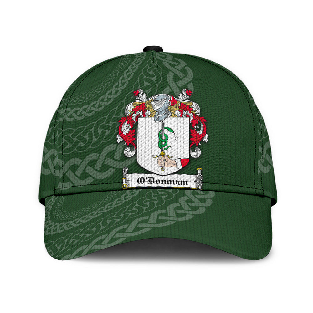 Clan Odonovan Coat Of Arms - Irish Family Crest St Patrick's Day Classic CapLT11 Classic Cap - Odonovan Coat Of Arms St Patrick's Day Classic Cap Irish Cap
