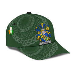 Clan Tuthill Coat Of Arms - Irish Family Crest St Patrick's Day Classic CapEG35 Classic Cap - Tuthill Coat Of Arms St Patrick's Day Classic Cap Irish Cap