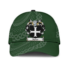 Clan Upton Coat Of Arms - Irish Family Crest St Patrick's Day Classic CapIP28 Classic Cap - Upton Coat Of Arms St Patrick's Day Classic Cap Irish Cap