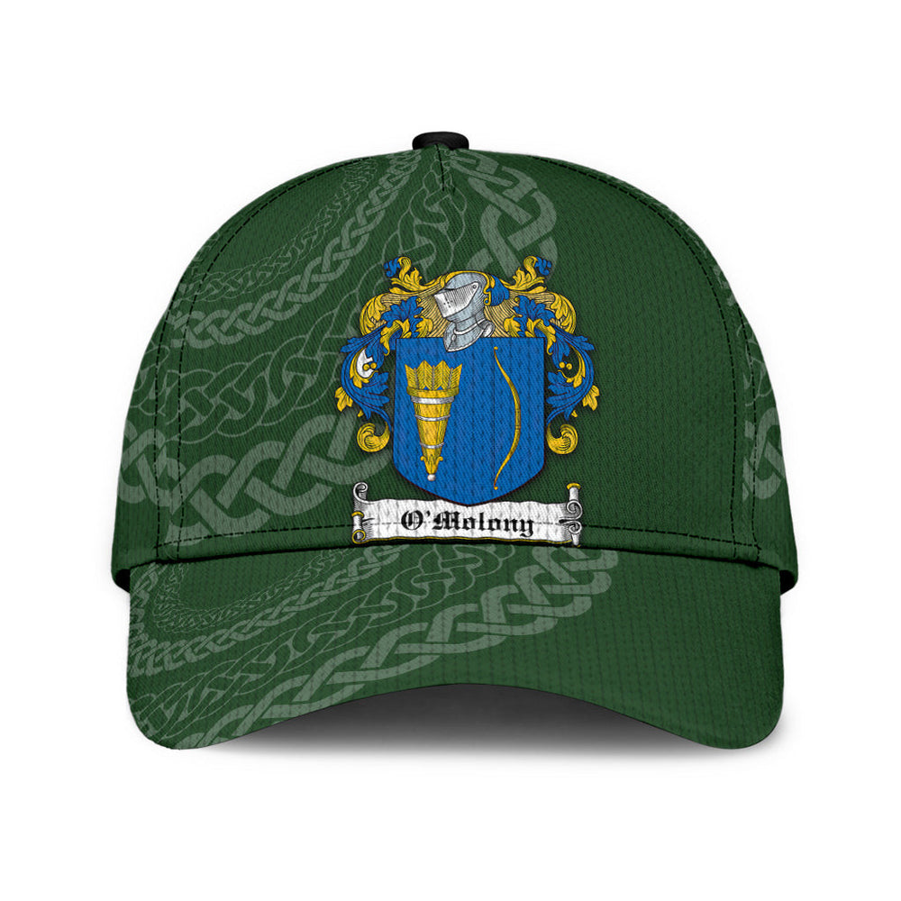 Clan Omolony Coat Of Arms - Irish Family Crest St Patrick's Day Classic CapVK23 Classic Cap - Omolony Coat Of Arms St Patrick's Day Classic Cap Irish Cap