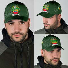Clan Oheffernan Coat Of Arms - Irish Family Crest St Patrick's Day Classic CapZC50 Classic Cap - Oheffernan Coat Of Arms St Patrick's Day Classic Cap Irish Cap