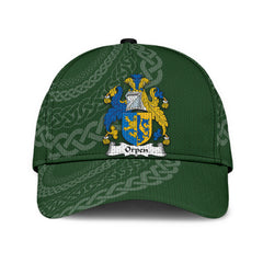 Clan Orpen Coat Of Arms - Irish Family Crest St Patrick's Day Classic CapOH25 Classic Cap - Orpen Coat Of Arms St Patrick's Day Classic Cap Irish Cap