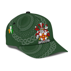 Clan Villiers Coat Of Arms - Irish Family Crest St Patrick's Day Classic CapBD48 Classic Cap - Villiers Coat Of Arms St Patrick's Day Classic Cap Irish Cap