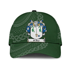 Clan Odea Coat Of Arms - Irish Family Crest St Patrick's Day Classic CapBC19 Classic Cap - Odea Coat Of Arms St Patrick's Day Classic Cap Irish Cap