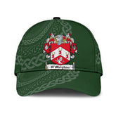Clan Omeighan Coat Of Arms - Irish Family Crest St Patrick's Day Classic CapAT24 Classic Cap - Omeighan Coat Of Arms St Patrick's Day Classic Cap Irish Cap