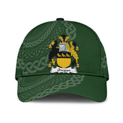 Clan Owgan Coat Of Arms - Irish Family Crest St Patrick's Day Classic CapIF88 Classic Cap - Owgan Coat Of Arms St Patrick's Day Classic Cap Irish Cap