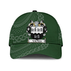 Clan Yates Coat Of Arms - Irish Family Crest St Patrick's Day Classic CapFE24 Classic Cap - Yates Coat Of Arms St Patrick's Day Classic Cap Irish Cap