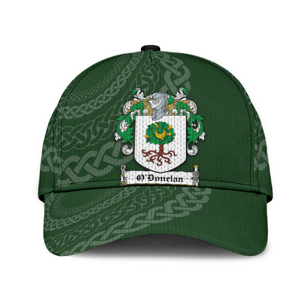 Clan Odonelan Coat Of Arms - Irish Family Crest St Patrick's Day Classic CapKY88 Classic Cap - Odonelan Coat Of Arms St Patrick's Day Classic Cap Irish Cap