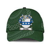 Clan Weir Coat Of Arms - Irish Family Crest St Patrick's Day Classic CapNS48 Classic Cap - Weir Coat Of Arms St Patrick's Day Classic Cap Irish Cap