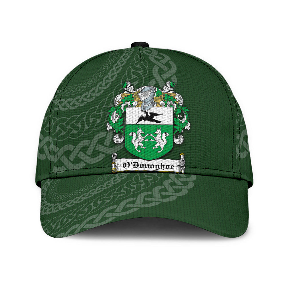 Clan Odonoghoe Coat Of Arms - Irish Family Crest St Patrick's Day Classic CapFL81 Classic Cap - Odonoghoe Coat Of Arms St Patrick's Day Classic Cap Irish Cap
