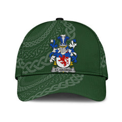 Clan St George Coat Of Arms - Irish Family Crest St Patrick's Day Classic CapLS12 Classic Cap - St George Coat Of Arms St Patrick's Day Classic Cap Irish Cap