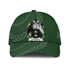Clan Oneilan Coat Of Arms - Irish Family Crest St Patrick's Day Classic CapCM38 Classic Cap - Oneilan Coat Of Arms St Patrick's Day Classic Cap Irish Cap