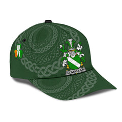 Clan Omallan Coat Of Arms - Irish Family Crest St Patrick's Day Classic CapML12 Classic Cap - Omallan Coat Of Arms St Patrick's Day Classic Cap Irish Cap