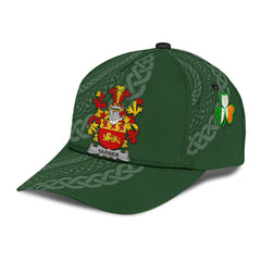 Clan Yarner Coat Of Arms - Irish Family Crest St Patrick's Day Classic CapQQ63 Classic Cap - Yarner Coat Of Arms St Patrick's Day Classic Cap Irish Cap