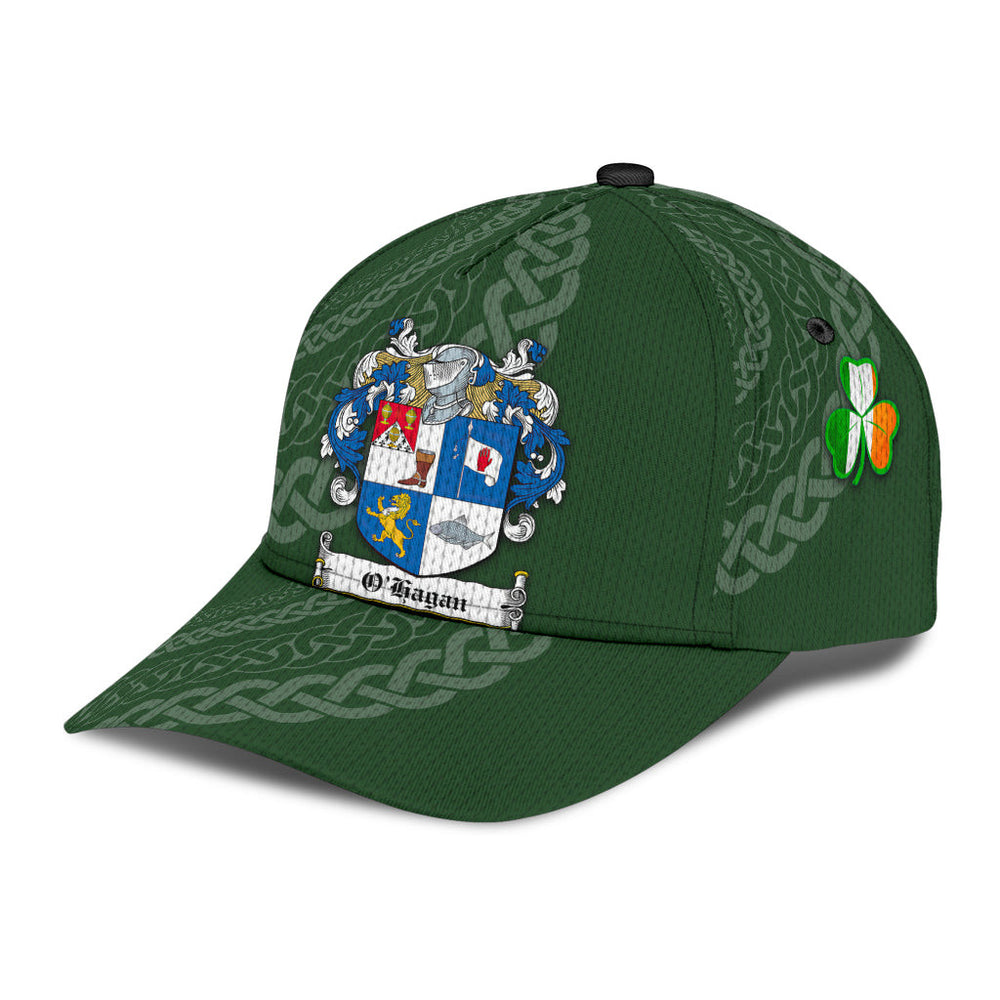 Clan Ohagan Coat Of Arms - Irish Family Crest St Patrick's Day Classic CapTH88 Classic Cap - Ohagan Coat Of Arms St Patrick's Day Classic Cap Irish Cap