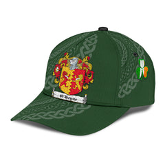Clan Oheyne Coat Of Arms - Irish Family Crest St Patrick's Day Classic CapIF45 Classic Cap - Oheyne Coat Of Arms St Patrick's Day Classic Cap Irish Cap