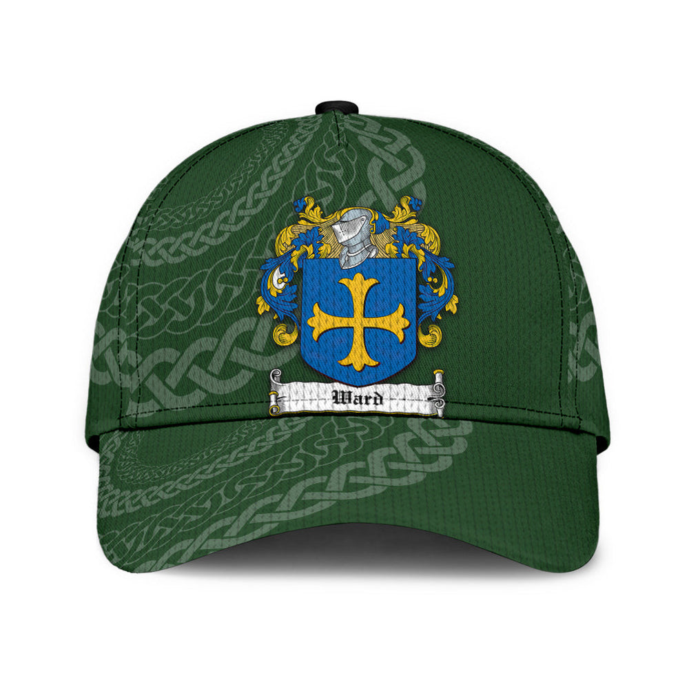 Clan Ward Coat Of Arms - Irish Family Crest St Patrick's Day Classic CapUI46 Classic Cap - Ward Coat Of Arms St Patrick's Day Classic Cap Irish Cap
