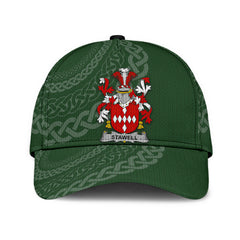 Clan Stawell Coat Of Arms - Irish Family Crest St Patrick's Day Classic CapEP16 Classic Cap - Stawell Coat Of Arms St Patrick's Day Classic Cap Irish Cap