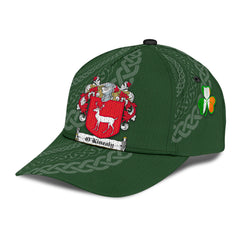 Clan Okinealy Coat Of Arms - Irish Family Crest St Patrick's Day Classic CapBV89 Classic Cap - Okinealy Coat Of Arms St Patrick's Day Classic Cap Irish Cap