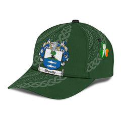 Clan Woulfe Coat Of Arms - Irish Family Crest St Patrick's Day Classic CapVU24 Classic Cap - Woulfe Coat Of Arms St Patrick's Day Classic Cap Irish Cap