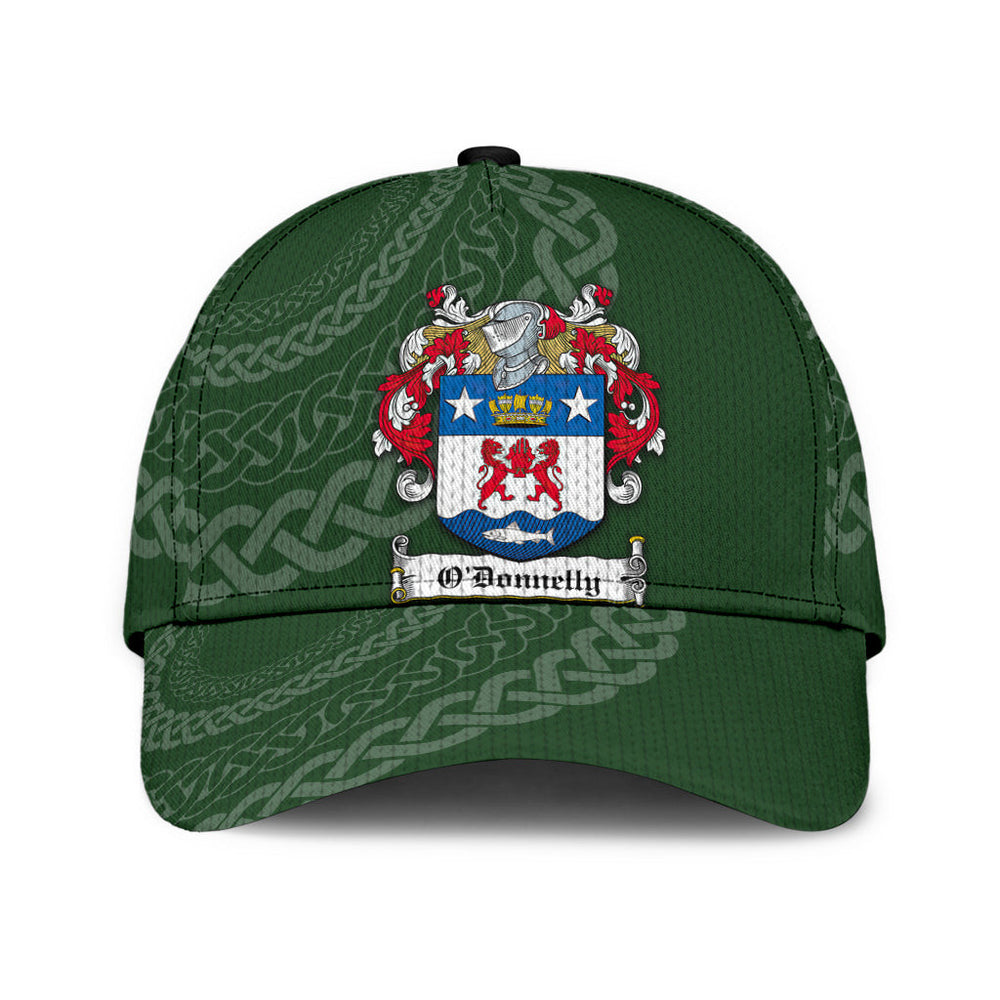 Clan Odonnelly Coat Of Arms - Irish Family Crest St Patrick's Day Classic CapHH84 Classic Cap - Odonnelly Coat Of Arms St Patrick's Day Classic Cap Irish Cap