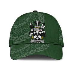 Clan Timmins Coat Of Arms - Irish Family Crest St Patrick's Day Classic CapOC40 Classic Cap - Timmins Coat Of Arms St Patrick's Day Classic Cap Irish Cap