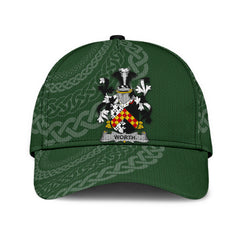Clan Worth Coat Of Arms - Irish Family Crest St Patrick's Day Classic CapTB48 Classic Cap - Worth Coat Of Arms St Patrick's Day Classic Cap Irish Cap