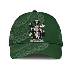 Clan Verdon Coat Of Arms - Irish Family Crest St Patrick's Day Classic CapBO20 Classic Cap - Verdon Coat Of Arms St Patrick's Day Classic Cap Irish Cap