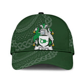 Clan Odrone Coat Of Arms - Irish Family Crest St Patrick's Day Classic CapWE91 Classic Cap - Odrone Coat Of Arms St Patrick's Day Classic Cap Irish Cap